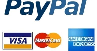 Paypal payment card button