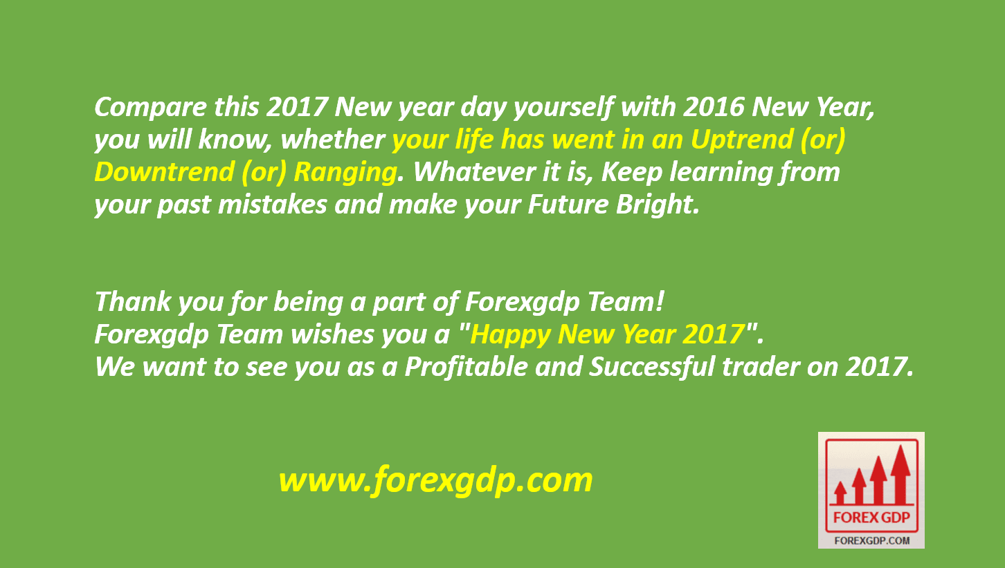 Happy new year wishes by forex gdp team in the year 2017