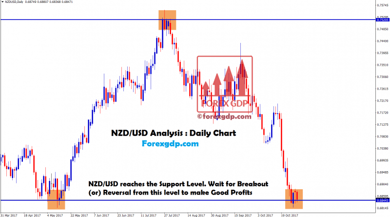 nzdusd forex signals at the support level