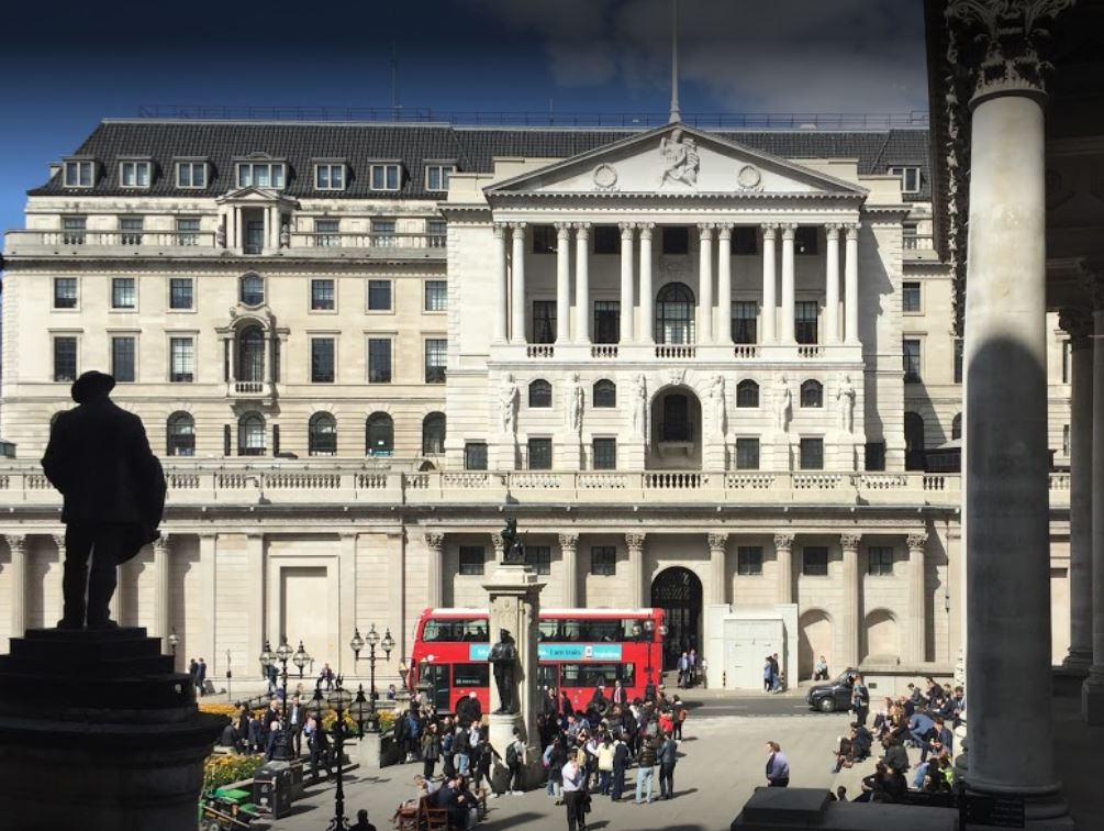 Bank of England front view
