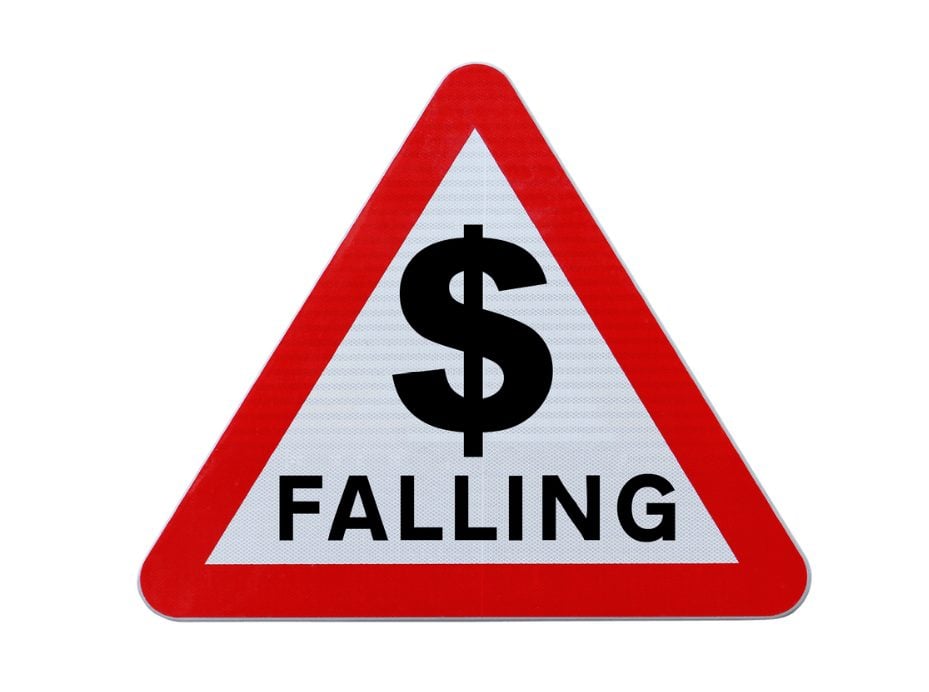 Warning US Dollar falling
