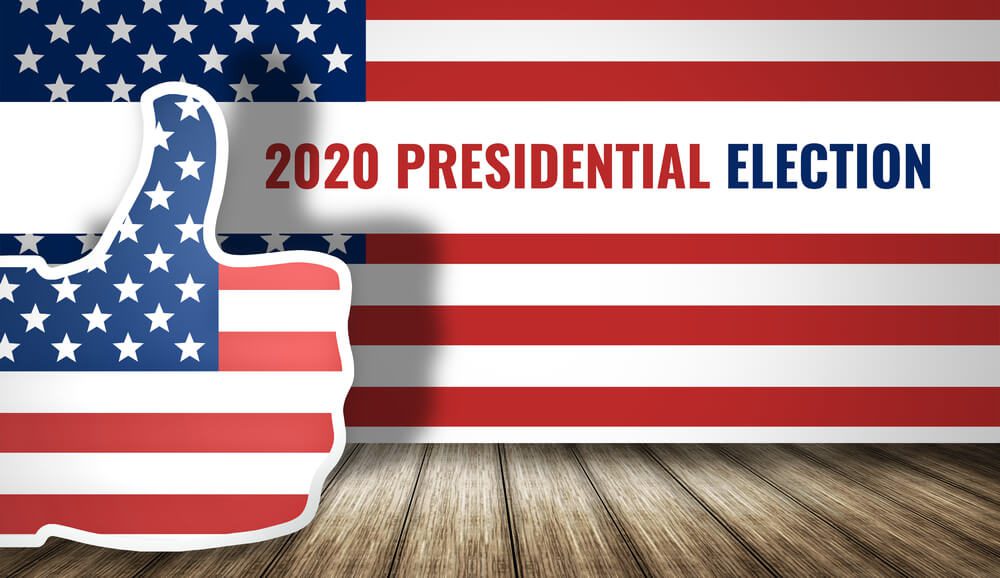 US election 2020 like thumbs up