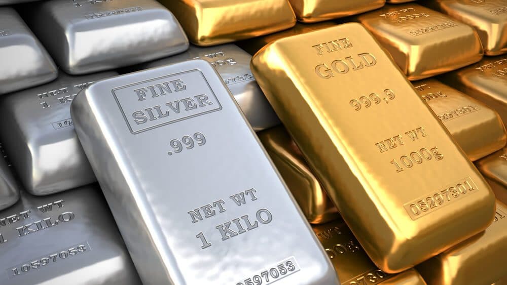 Silver and Gold bars 1kg