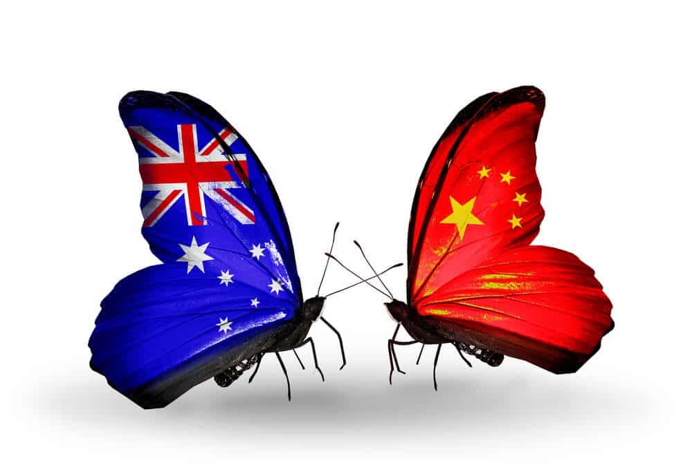 China Australia Economy butterfly