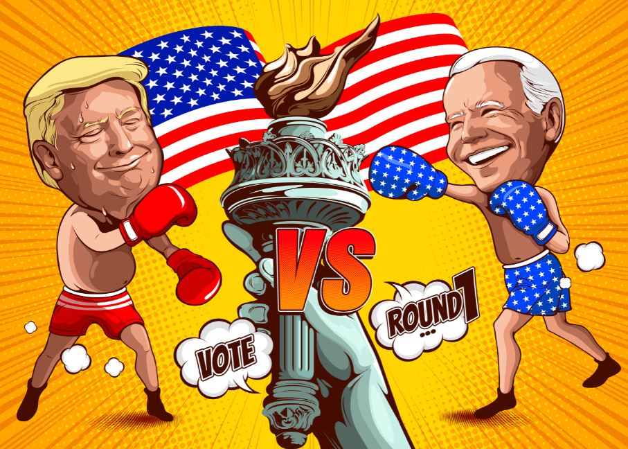 trump vs biden election vote fight 1