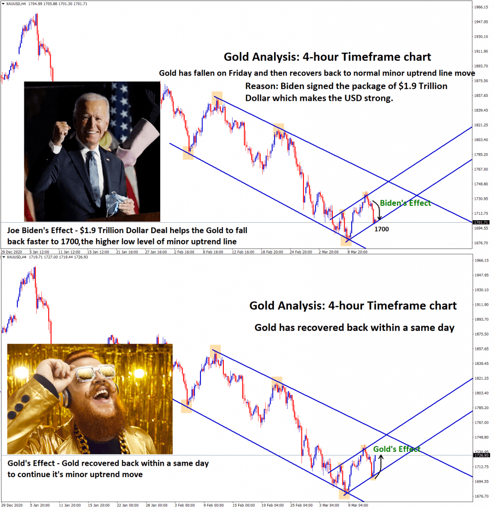 Gold Vs Bidens effect