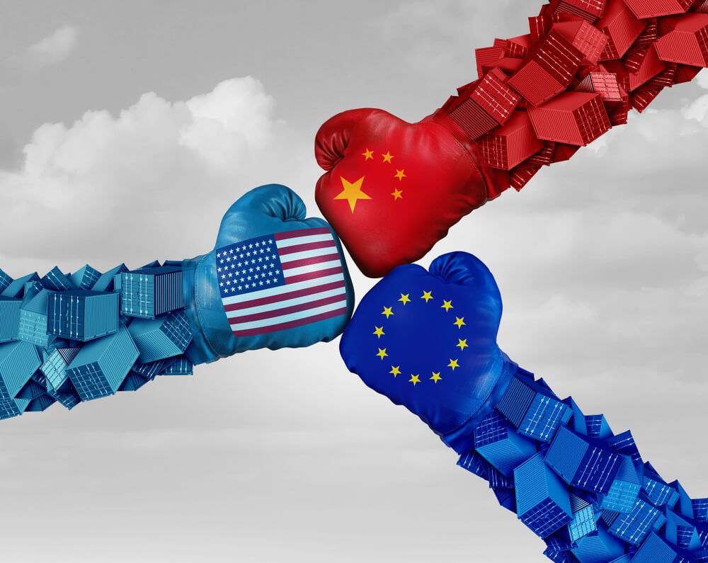 Europe and US warns china