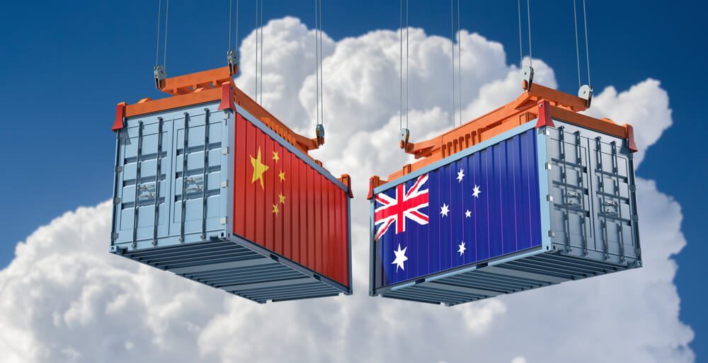 Australia iron ore export to china