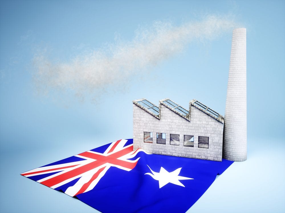 Australian manufacturing index fell to 58.4 from 60.4