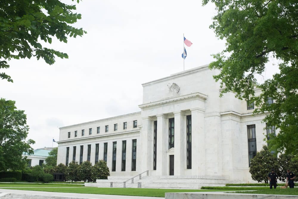 FED Federal Reserve Building in Washington DC