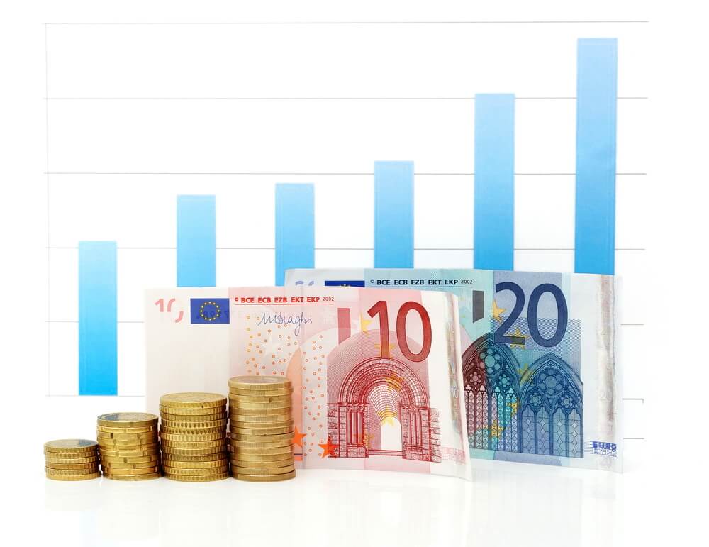 The euro zone's economic growth contracted in the third quarter