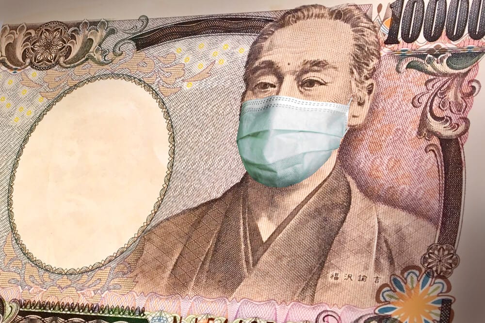 Japanese Yen shows weaker pace in market as Slowing economy in Japan as Vaccination requirement higher.