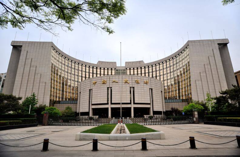 People Bank of China reported the injection of CNY 100 billion 15.46 billion into the financial system on Monday.