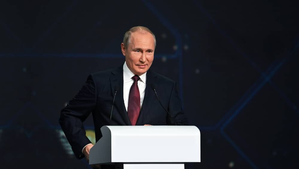 AUD Russian President Putin said natural gas supplies are increased to a European nation