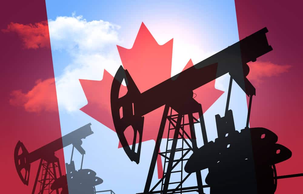 CAD Crude oil prices