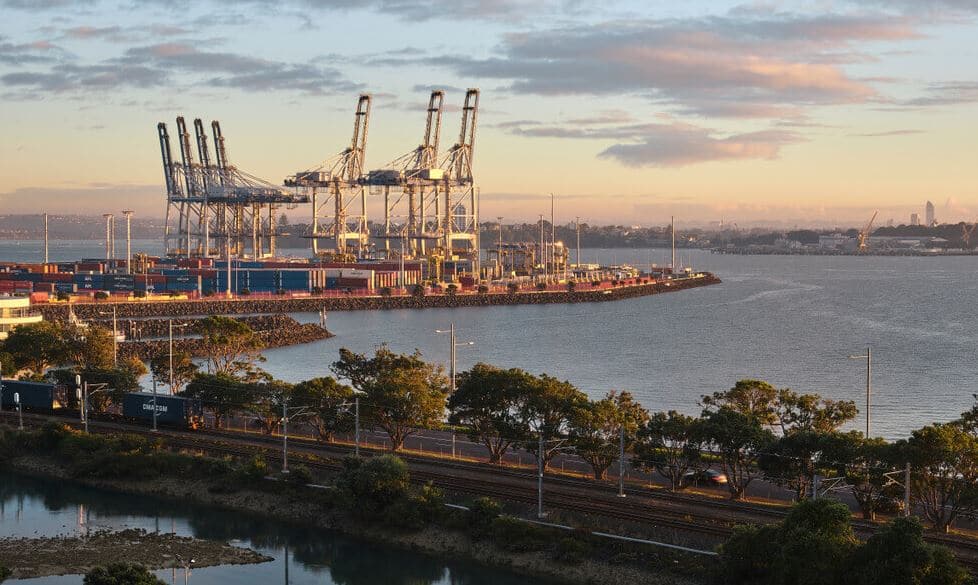 New Zealand Fergusson Container Terminal Judges Bay Auckland