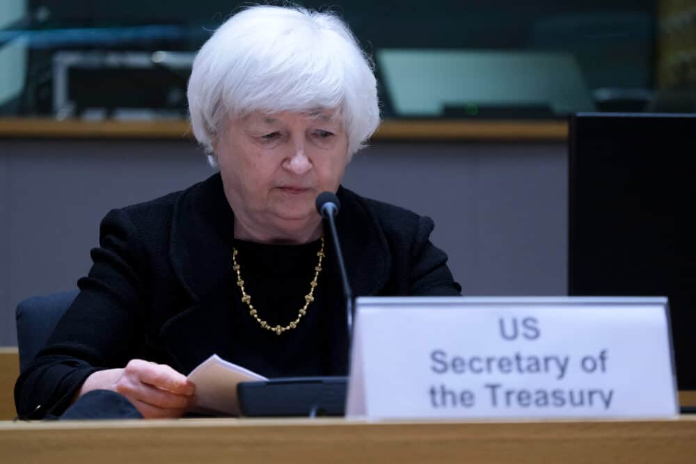 US Treasury secretary Janet Yellen