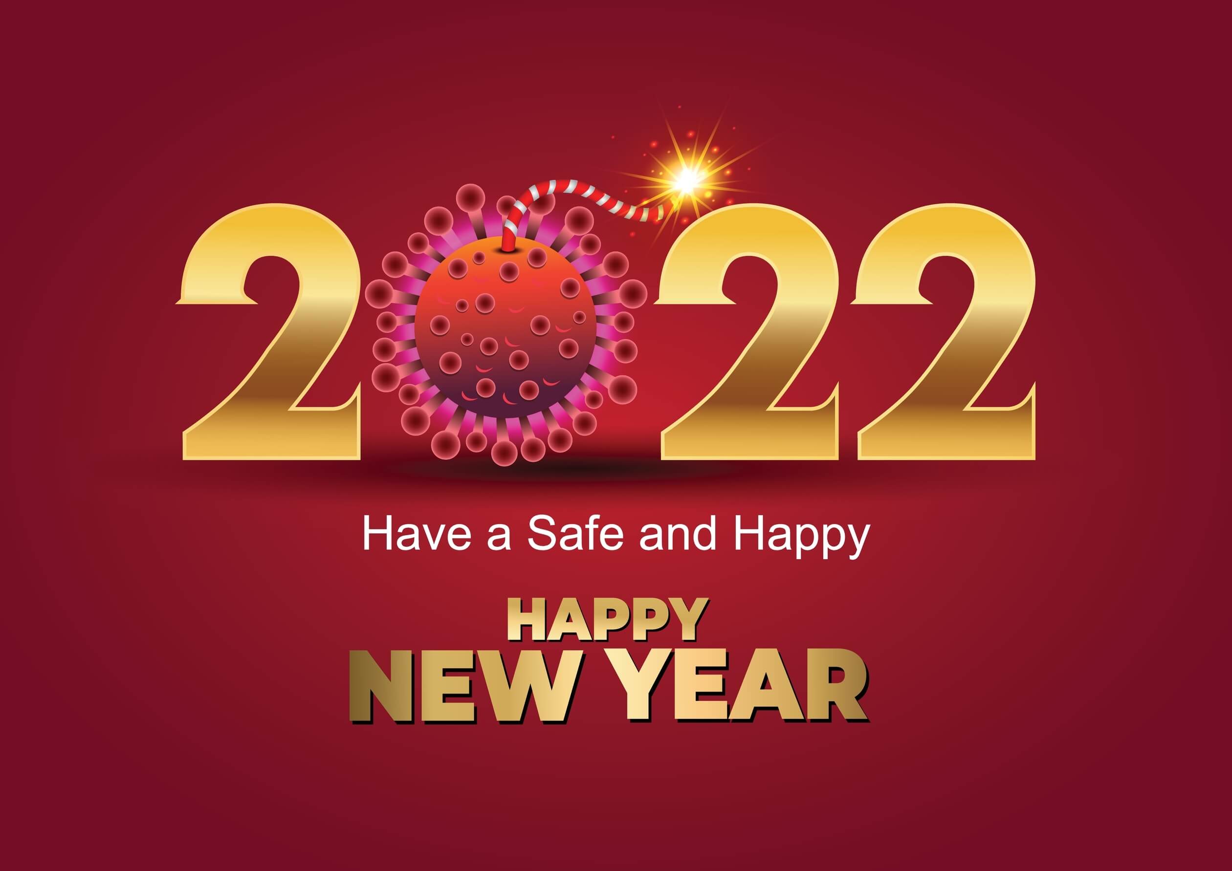 2022 welcome corona virus free year