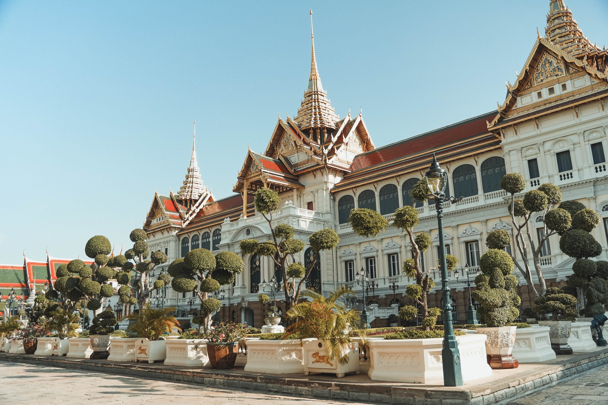 Thailand signals Grand palace Bankok