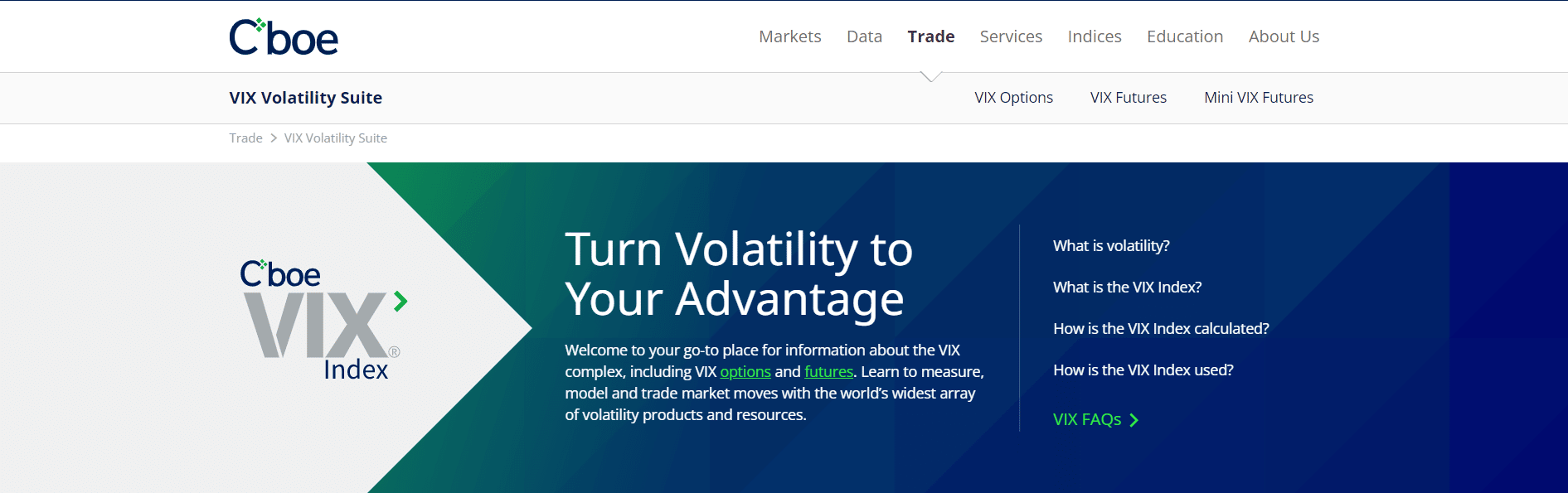 The CBOE VIX Company