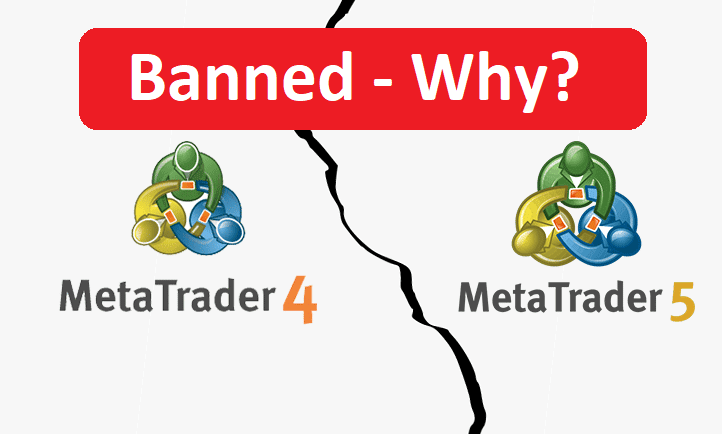 Why was MetaTrader 4 and 5 removed?