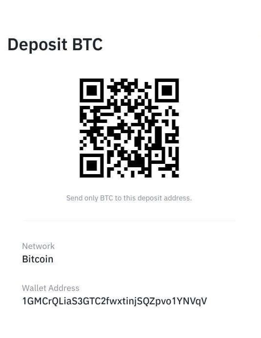 Bitcoin (BTC) Account ID