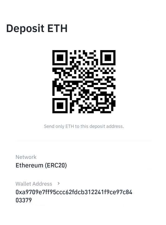 Ethereum (ETH) Account ID (ERC20 Address)