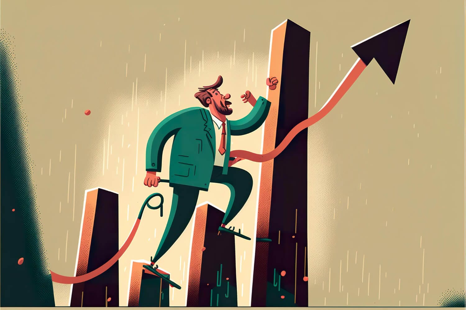 stocks are going up flat illustration (1) stocks are going up flat illustration (1)