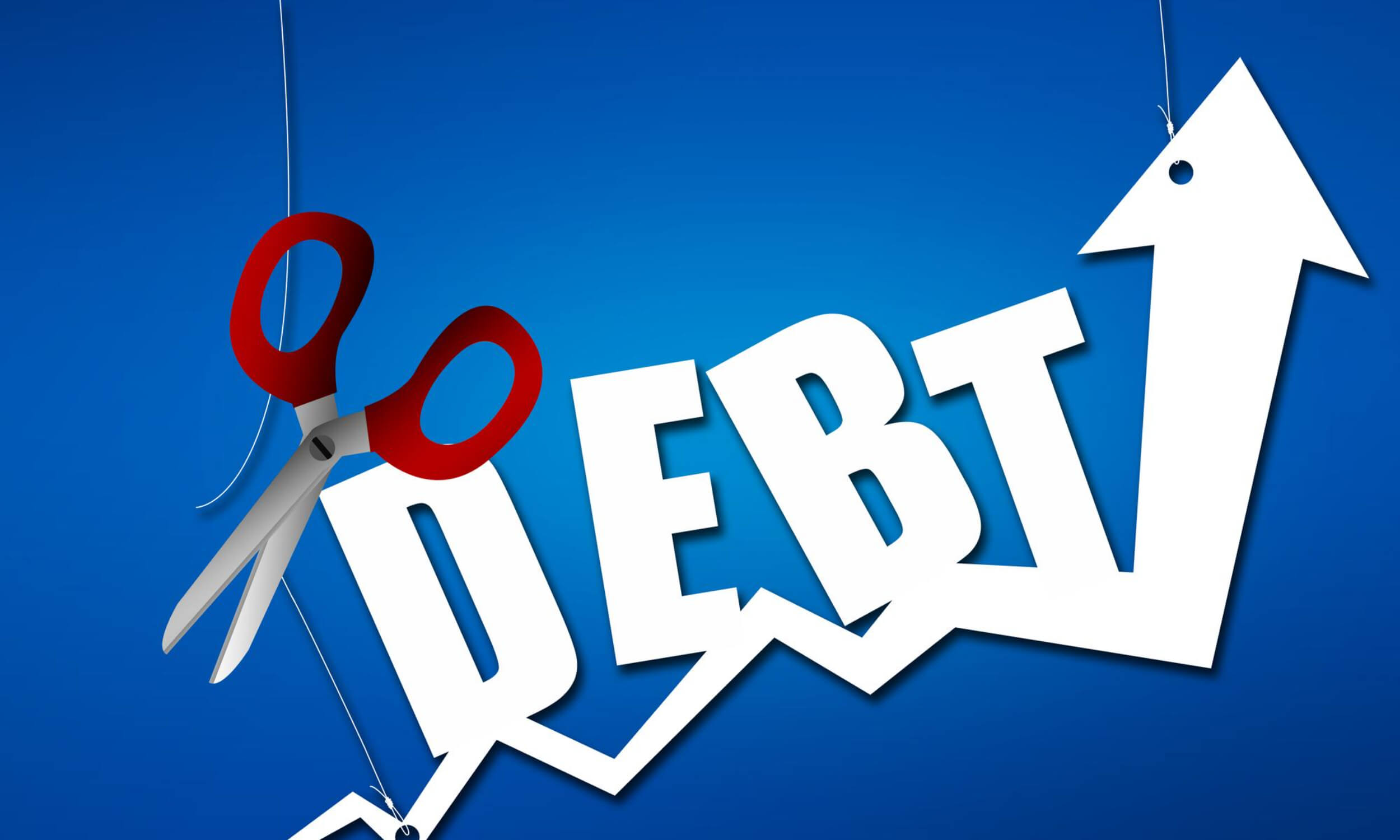 use scissors cut away debt (1)