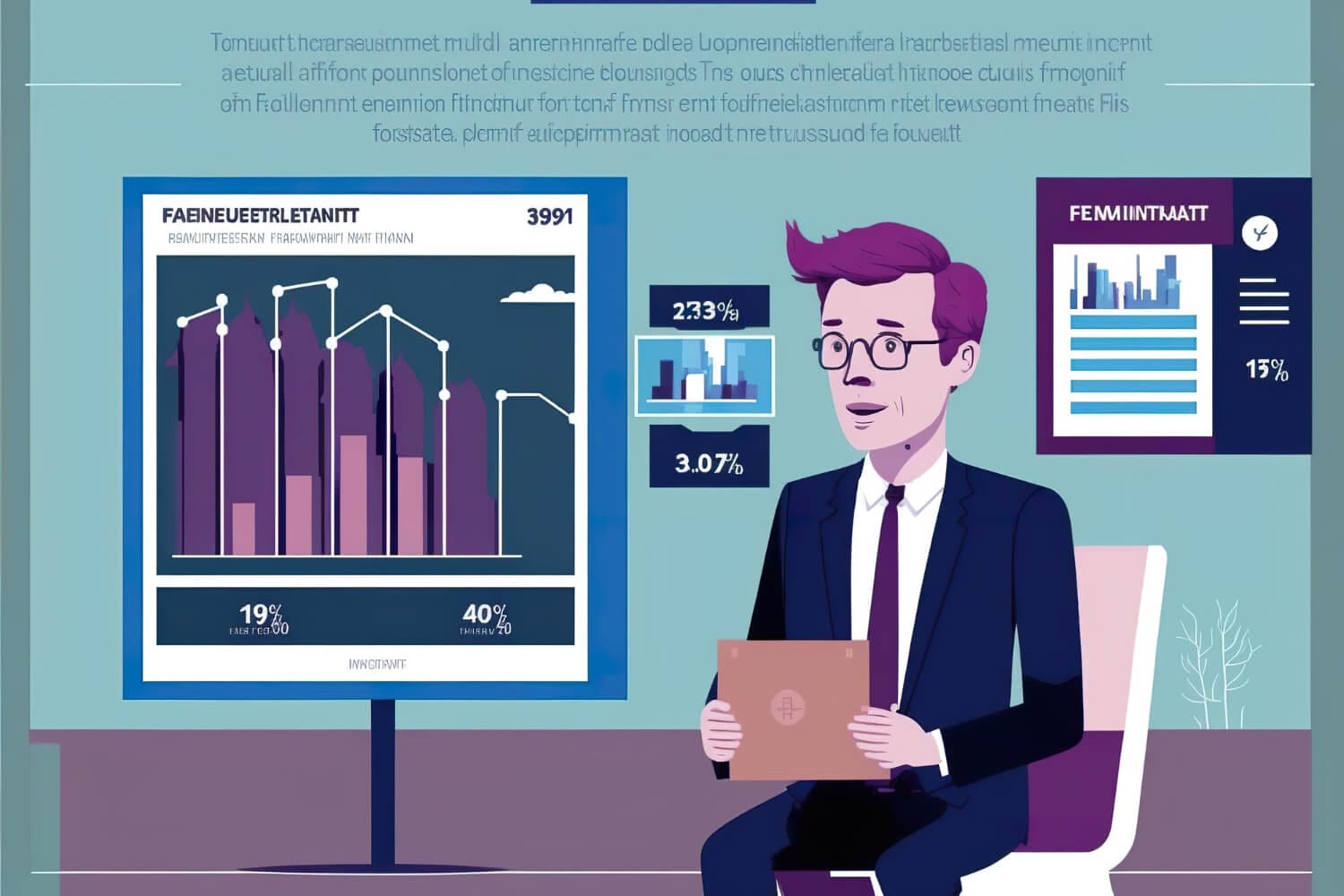 investment fund flat illustration (1)