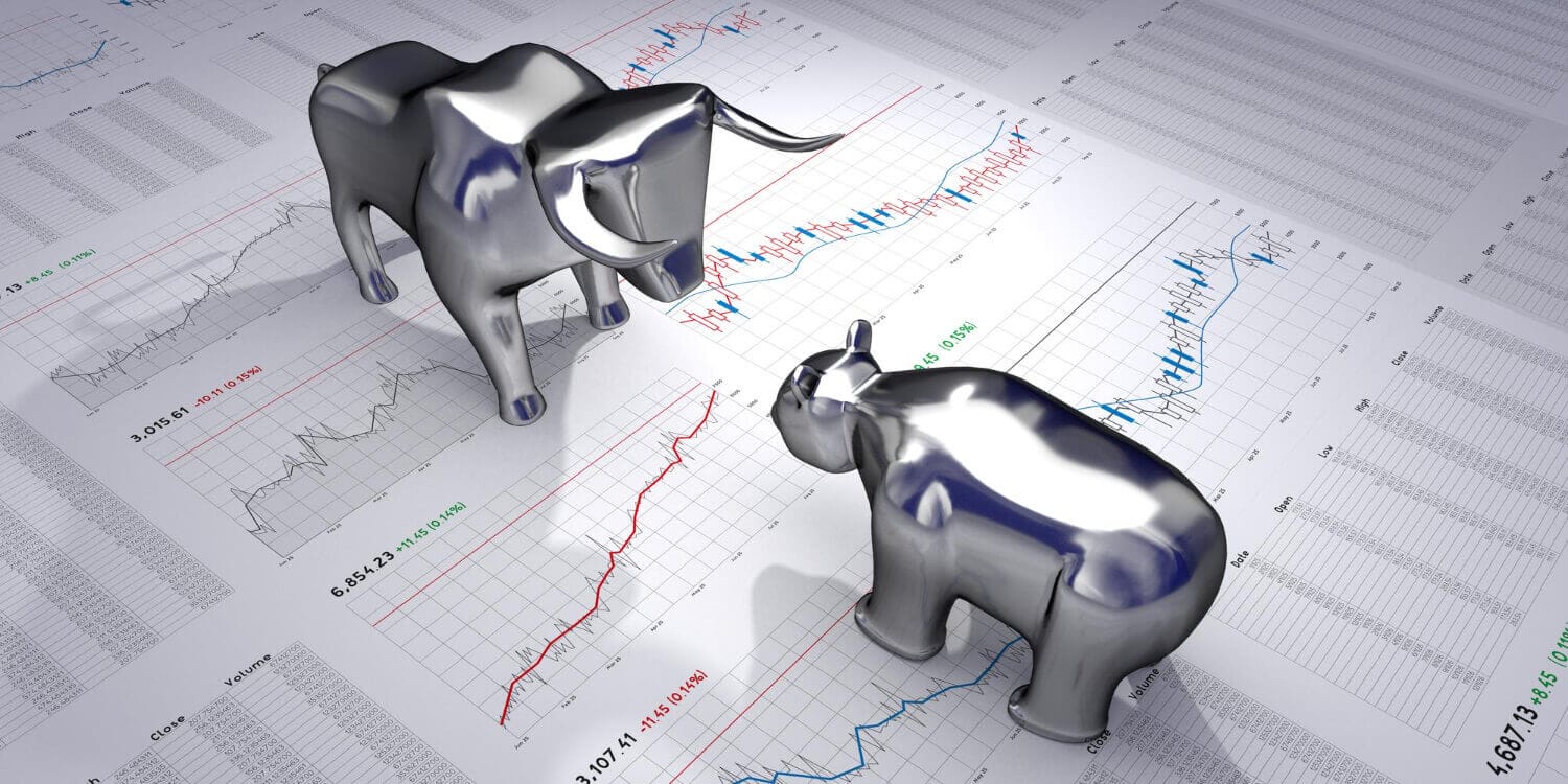 bull bear financial data chart stock exchange market concept 3d illustration (1) (1)