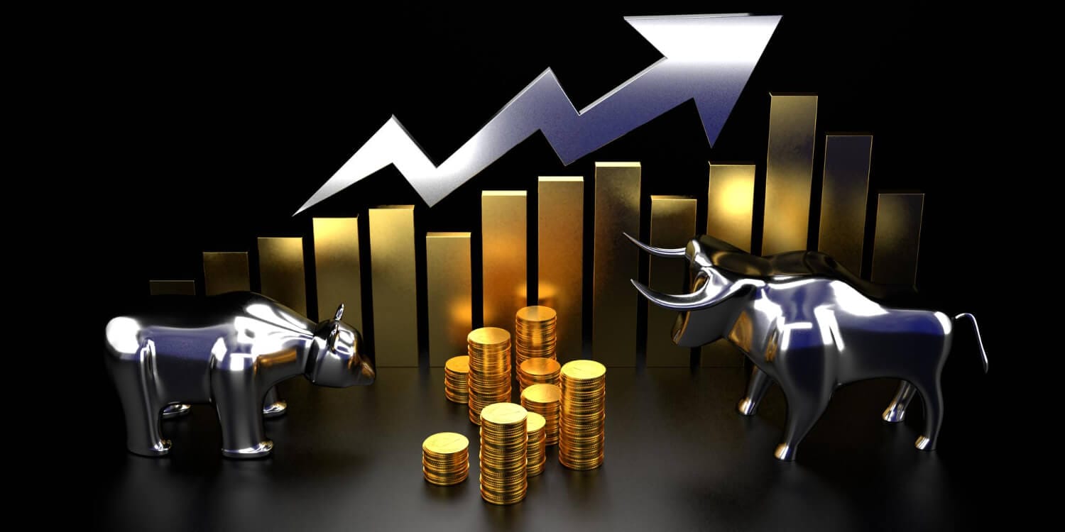 bull bear growth chart stock exchange market concept 3d rendering (1)
