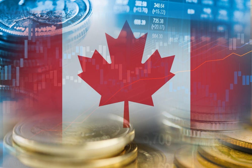Canada flag finance