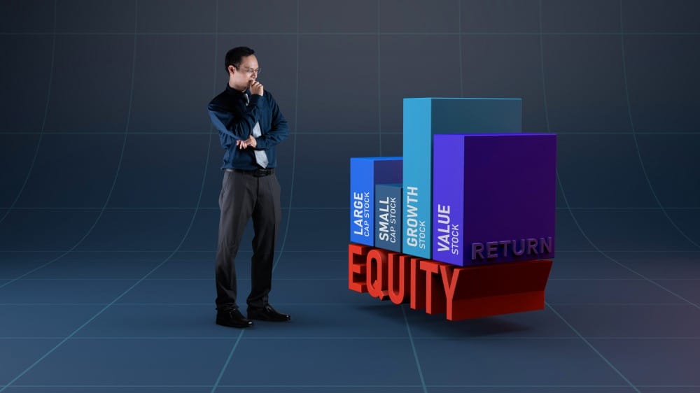 Analysis return of equity stock market