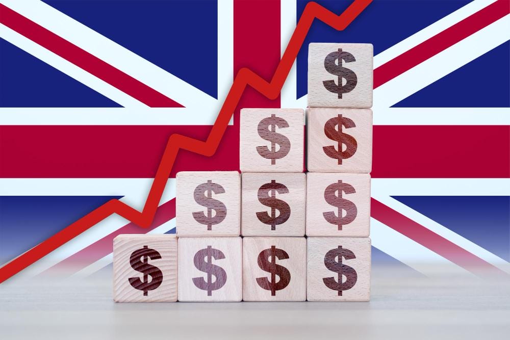 United Kingdom economic collapse increasing values