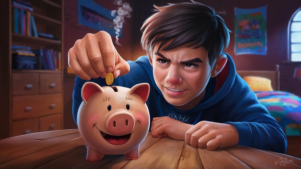 learning to budget, save