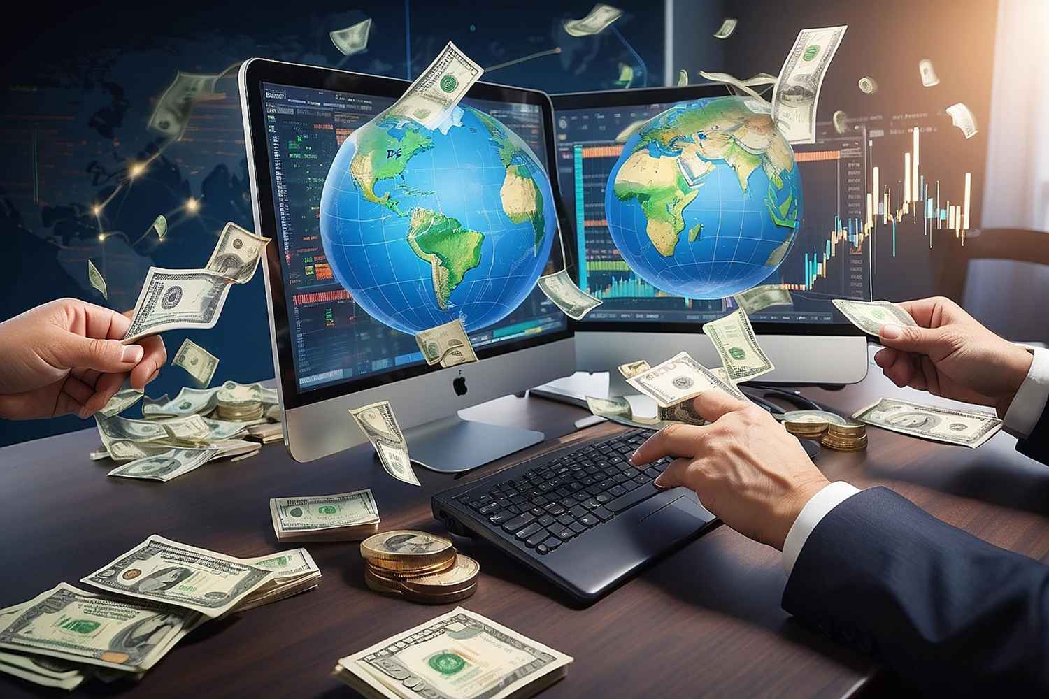Forex trading involves the exchange of one currency