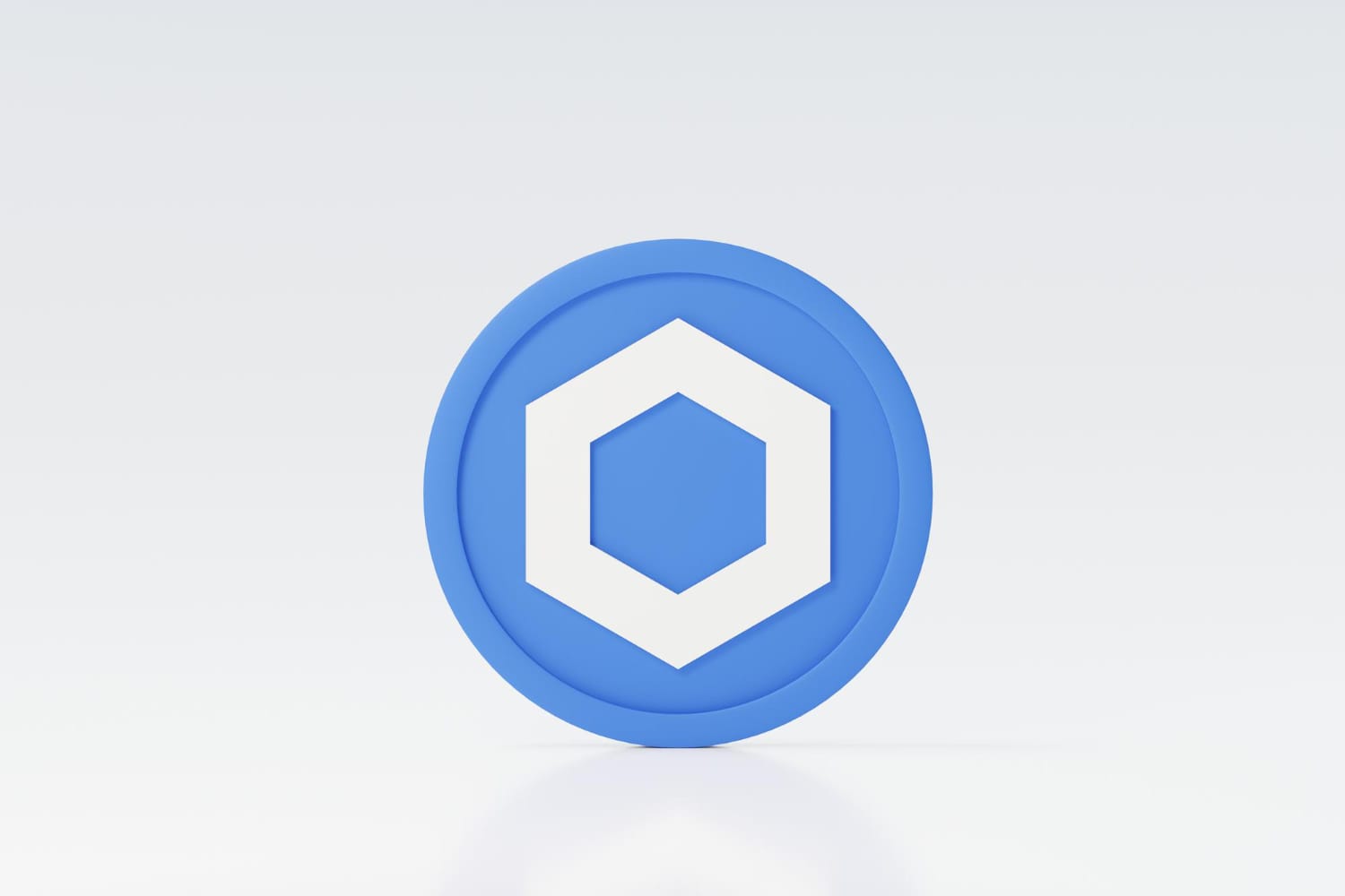 Chainlink Coin 3D Chainlink Coin 3D