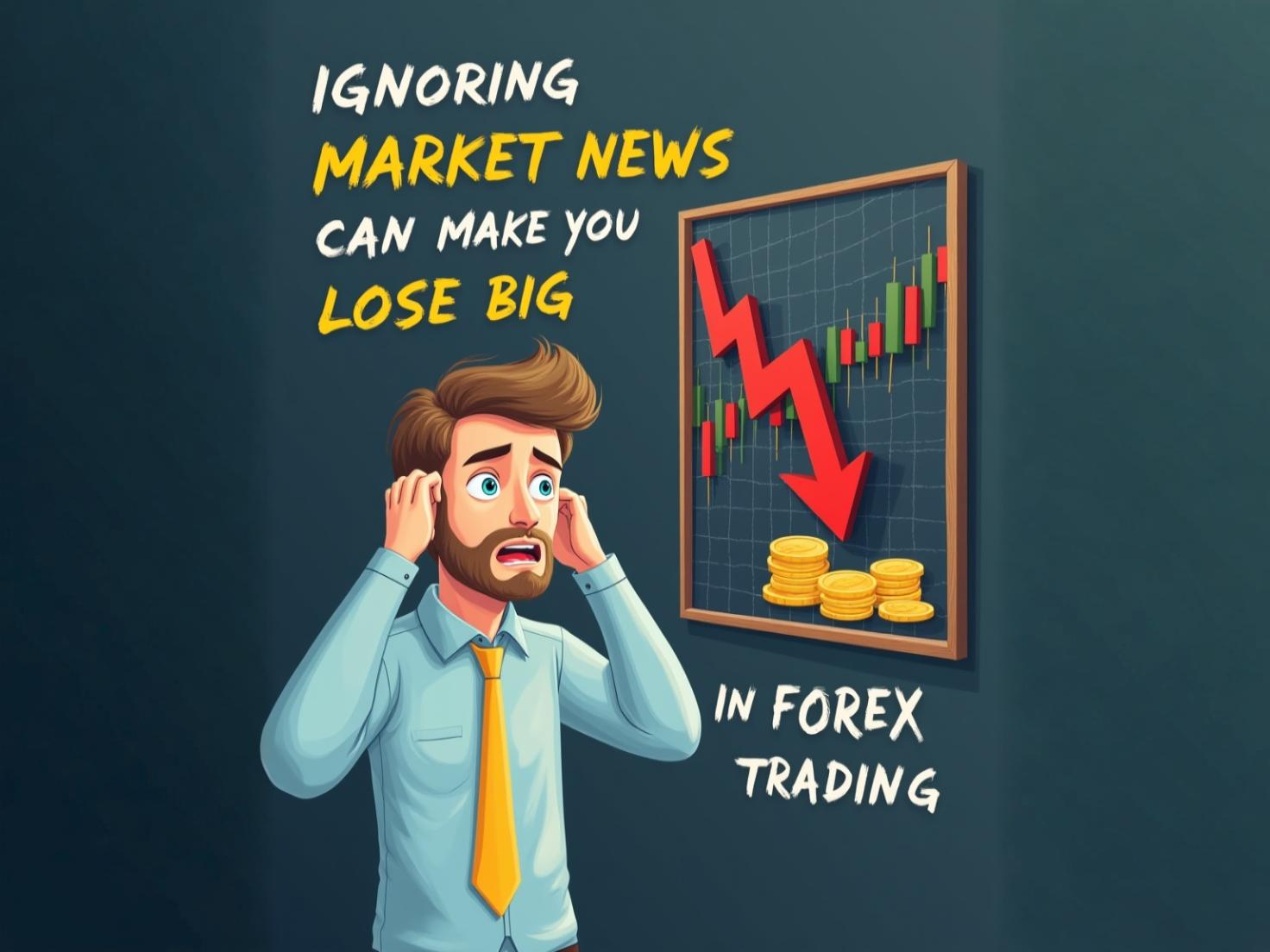 ignoring market news can make you lose big in forex trading.