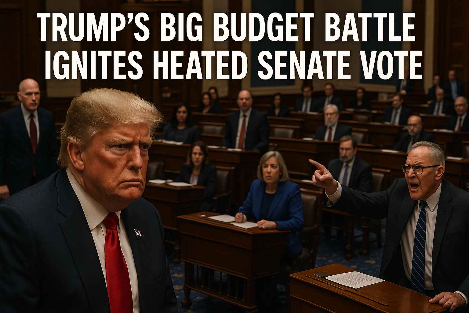 Trump's Big Budget Battle Ignites Heated Senate Vote