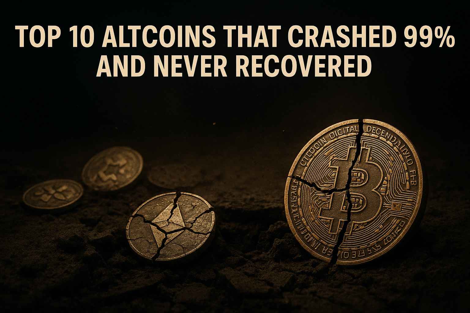 Top 10 Altcoins That Crashed 99% and Never Recovered