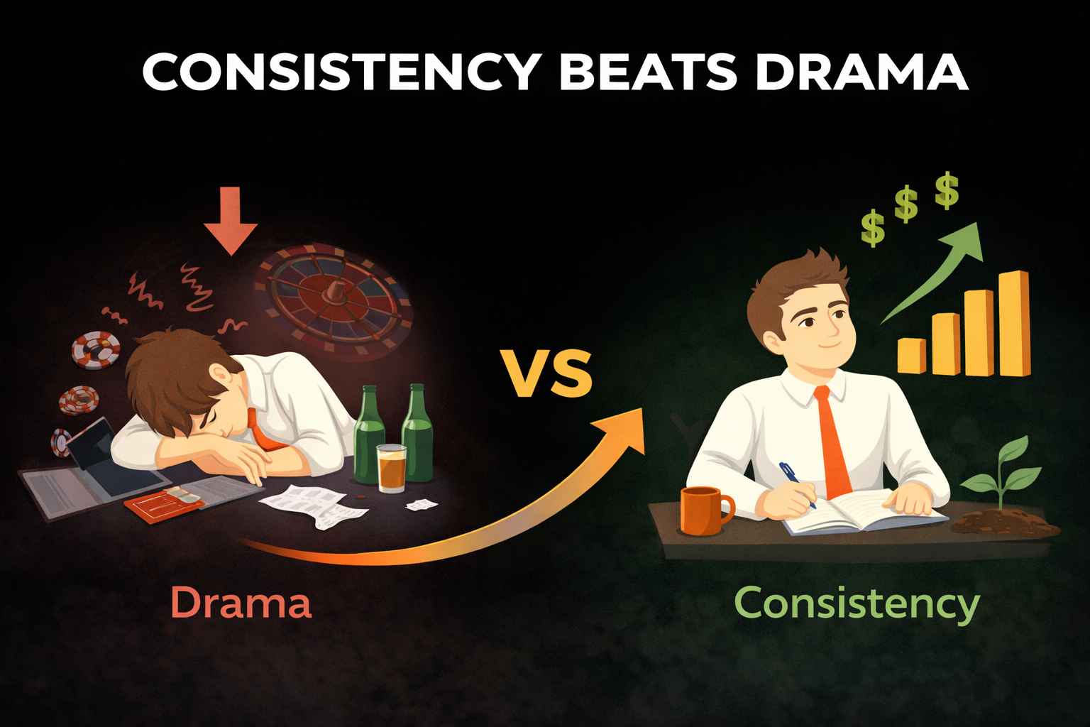 Consistency Beats Drama Consistency Beats Drama