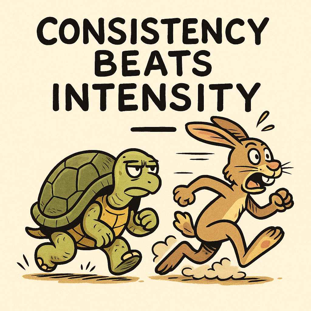 Consistency Over Constant Action