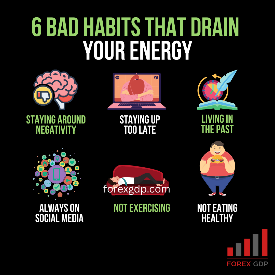 6 Bad Habits That Drain Your Energy