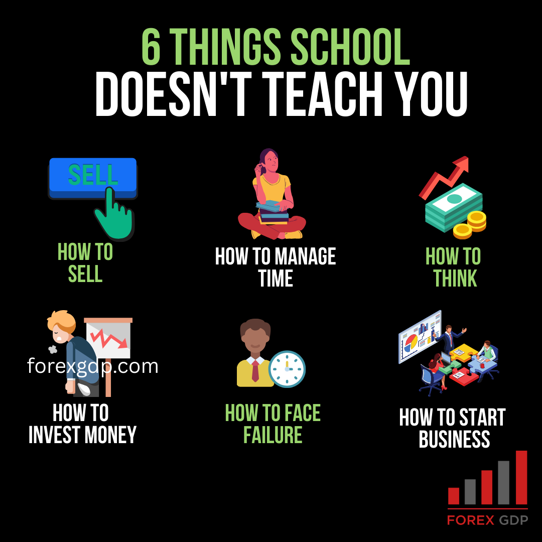 6 Things School Doesn’t Teach You 6 Things School Doesn’t Teach You