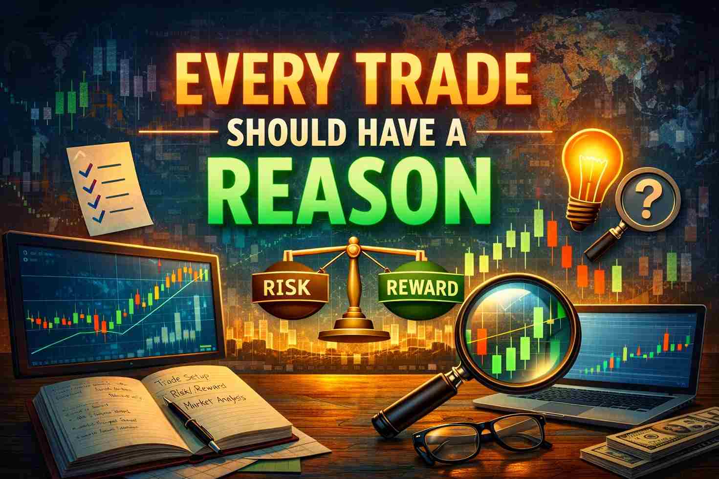 Every trade should have a reason Every trade should have a reason