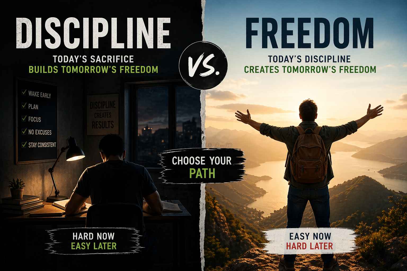 Discipline vs. Freedom Discipline vs. Freedom