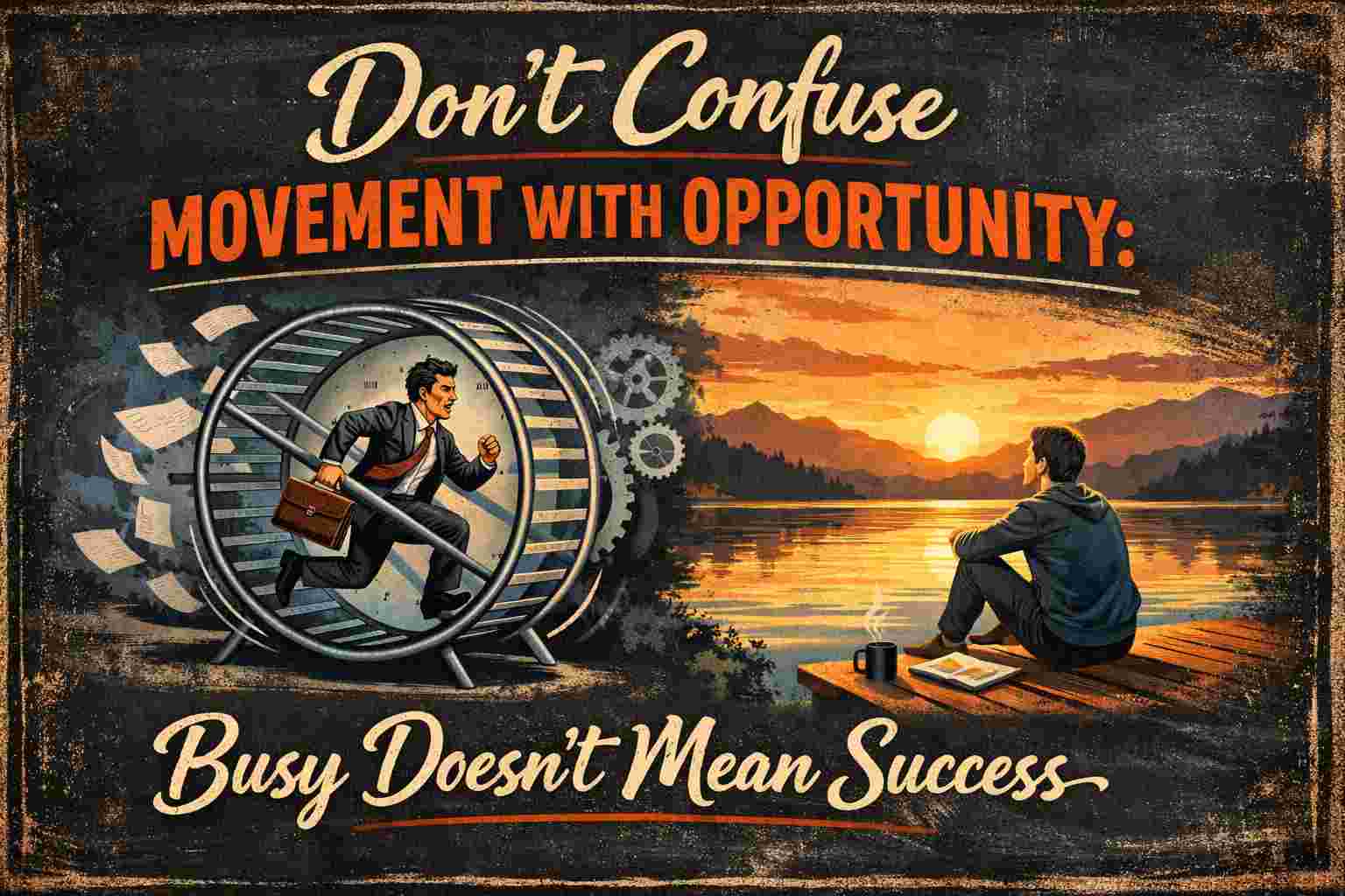 Don’t Confuse Movement With Opportunity Don’t Confuse Movement With Opportunity