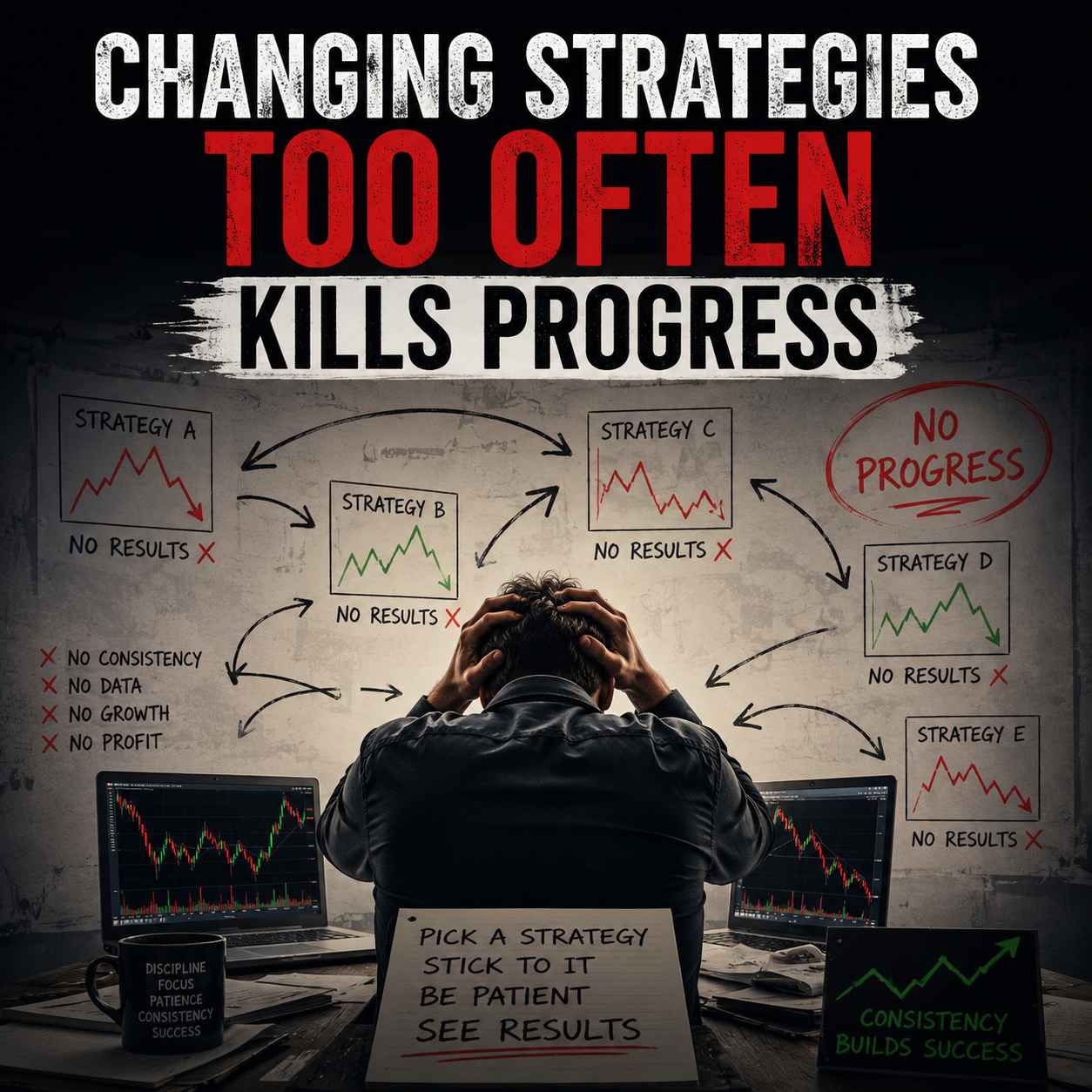 Changing Strategies Too Often Kills Progress Changing Strategies Too Often Kills Progress