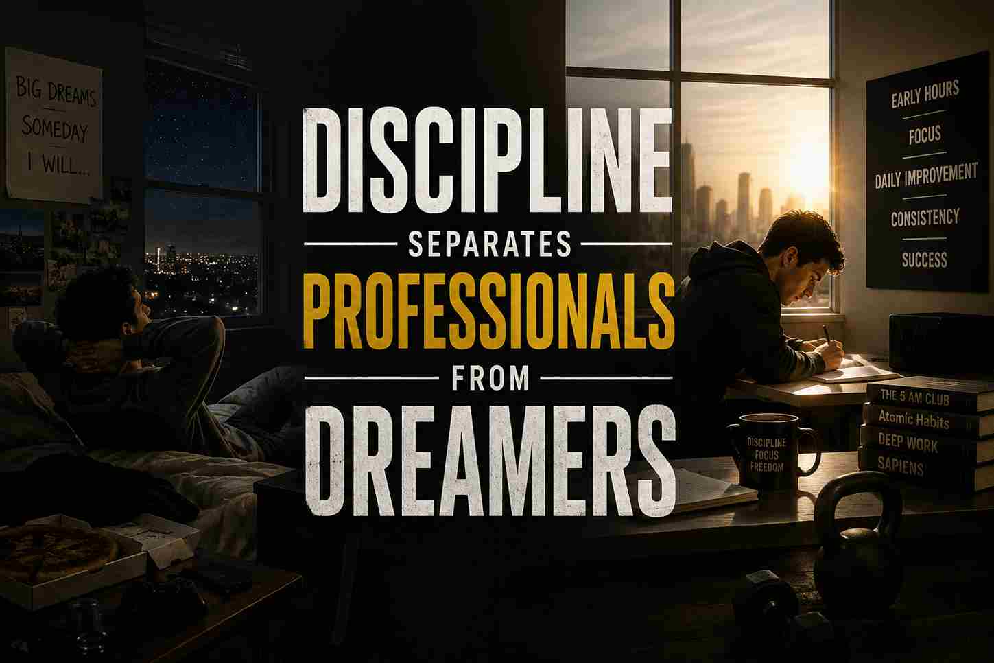 Discipline Separates Professionals From Dreamers Discipline Separates Professionals From Dreamers